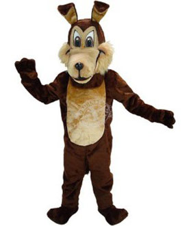Maskottchen Kojote Kostüm 2 (Werbefigur)