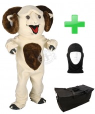 Kostüm Widder 4 + Tasche "Star" + Hygiene Maske (Hochwertig)