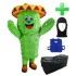 Kostüm Kaktus 1 + Kühlweste "Blue M24" + Tasche "Star" + Hygiene Maske (Hochwertig)