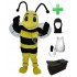 Kostüm Biene + Haube + Kissen + Tasche (Professionell)