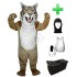 Kostüm Wildkatze / Tiger 2 + Haube + Kissen + Tasche (Werbefigur)