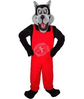 Kostüm Wolf Maskottchen 3 (Werbefigur)