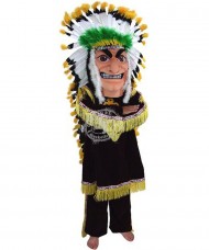 Person Indianer Kostüm Maskottchen 1 (Werbefigur)