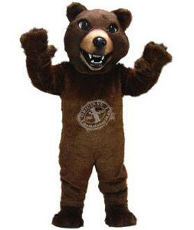 Maskottchen Grizzly Bär Kostüm 5 (Werbefigur)