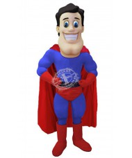 Kostüm Superheld Person (Werbefigur)