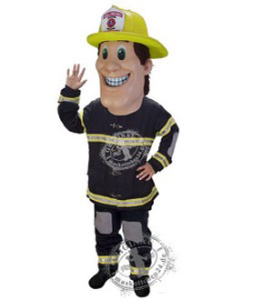 Kostüm Feuerwehrmann Person (Werbefigur)