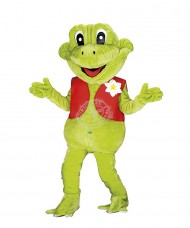 Kostüm Frosch Maskottchen 6 (Hochwertig)
