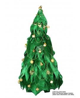 Kostüm Weihnachtsbaum Maskottchen (Hochwertig)