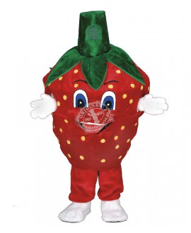 Kostüm Erdbeere Maskottchen (Hochwertig)