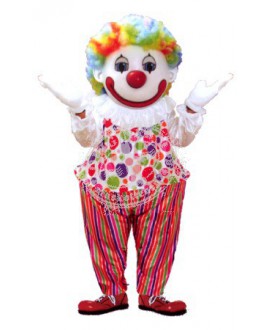 Maskottchen Clown Kostüm 3 (Werbefigur)