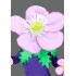 Verleih Kostüm Blume Violett 4