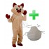 Kostüm Katze Maskottchen 15 & Kissen (Promotion)