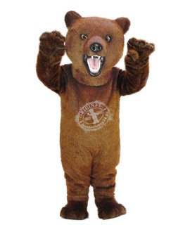 Maskottchen Grizzly Bär Kostüm 6 (Werbefigur)