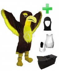 Kostüm Falken 1 + Haube + Kissen + Tasche (Professionell)