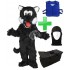 Kostüm Wolf 8 + Kühlweste + Tasche Star + Hygiene Maske (Hochwertig)