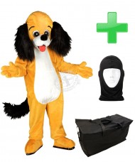 Kostüm Hund 22 + Tasche "Star" + Hygiene Maske (Hochwertig)