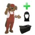 Kostüm Hund 23 + Tasche "Star" + Hygiene Maske (Hochwertig)