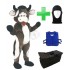 Kostüm Kuh 4 + Kühlweste "Blue M24" + Tasche "Star" + Hygiene Maske (Hochwertig)