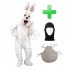 Angebot Oster Hasen Kostüm Weiß + Kissen + Hygiene Maske (Promotion Qualität)