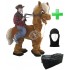 2. Personen Pferd 2 Kostüm + Tasche "XXL" (Hochwertig)
