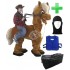 2.Personen Pferd 2 Kostüm + Tasche "XXL" (Hochwertig)