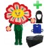 Kostüm Blume Rot + Tasche "XL" + Hygiene Maske (Hochwertig)