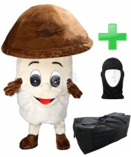 Kostüm Pilz + Tasche "XL" + Hygiene Maske (Hochwertig)