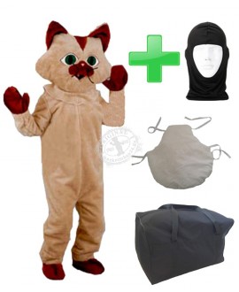 Kostüm Katze 15 + Kissen + Tasche "L" + Hygiene Maske (Promotion)