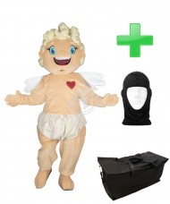 Kostüm Engel + Tasche "Star" + Hygiene Maske (Hochwertig)