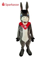 Sparkassen "Goldi" Esel Maskottchen Kostüm (Hochwertig)