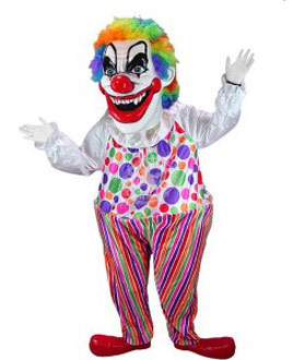 Maskottchen Clown Kostüm 1 (Werbefigur)