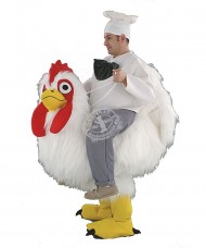 Verleih Kostüm Huhn mit Mann